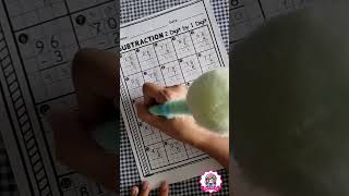 🌸Subtraction 2 digit by 1 digit nataliestudio mathactivities worksheet mathworksheets [upl. by Delinda152]