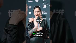 SANDRINE HOLT talks about working with David Cronenberg on The SHROUDS tiff24 tiff interview [upl. by Nosle]