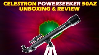 Celestron Powerseeker 50AZ unboxing and review [upl. by O'Rourke]