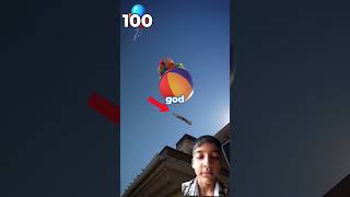 Balloon in the Air viralvideo ytshorts youtubeshorts youtube balloonchallenge [upl. by Gerri]