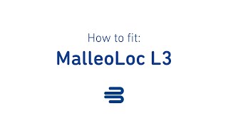 How to fit MalleoLoc L3 [upl. by Ettenyl]