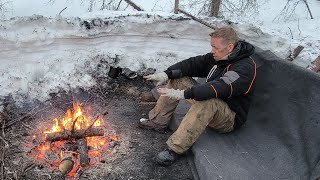 Lost in Alaska  How to NOT Freeze to Death Winter Survival Camping amp Bushcraft No Tent or Bag [upl. by Nottage]