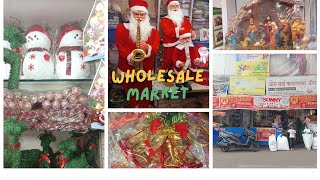 Christmas Decorations Wholesale Market  Malad West  Mumbai [upl. by Zipporah]