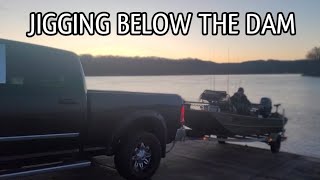 Walleye Fishing Below The Dam 2024 Mississippi River [upl. by Shaum]