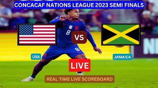 USA Vs Jamaica LIVE Score UPDATE Today CONCACAF Nations League Semi Finals Soccer Match Mar 21 2024 [upl. by Saffian]