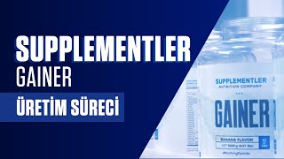 Supplementler Gainer Üretim Süreci [upl. by Leidgam]