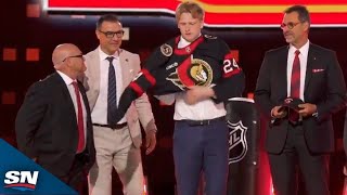 Ottawa Senators Select Carter Yakemchuk No 7 Overall In 2024 NHL Draft [upl. by Wheaton265]