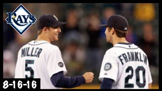 Nick Franklin Evan Longoria amp Brad Miller Rack Up 4 HR 8 Hits 8 RBI 81615 Full Highlights [upl. by Frissell]