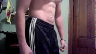 16 year old flexing and form deadlifting [upl. by Riem]