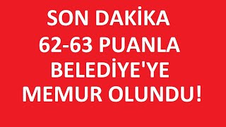 HACIABDULLAH BELEDİYESİ PERSONEL ALIM SONUÇLARI AÇIKLANDI  KAMU PERSONEL ALIM SONUCU kpss2024 [upl. by Ynneb]