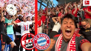 DEUTSCHER MEISTER 2023 DANKE MAINZ ❤️  1 FC Köln vs FC Bayern München XXL Stadionvlog  CedrikTV [upl. by Katerine]