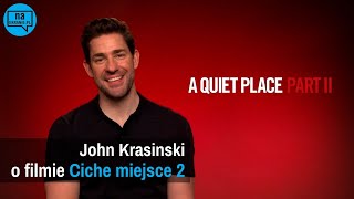 John Krasinski o filmie Ciche miejsce 2 [upl. by Novaat802]