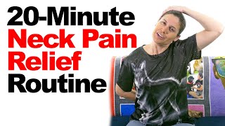 20Minute Neck Pain Relief Routine with RealTime Stretches amp Exercises [upl. by Amora327]