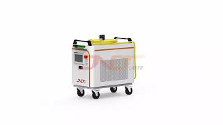 300w laser cleaning machine operate video [upl. by Kristi974]