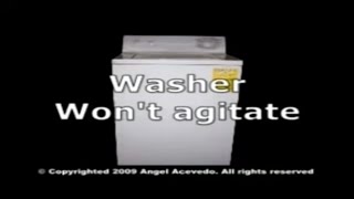 General Electric Washing Machine Not Agitating [upl. by Dodie307]