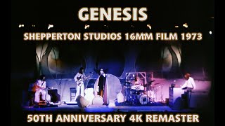 Genesis Shepperton Studios Live 1973 16mm Film  50th Anniversary Remaster 4K [upl. by Bollinger477]