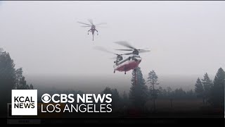 Line Fire in San Bernardino County reaches 37207 acres cooler weather helping firefighters [upl. by Eirene]