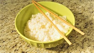 Sushi Rice Recipe Recette du riz pour Sushi Part1 [upl. by Alenairam161]