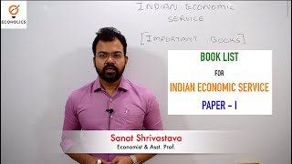 Book List for Indian Economic Service by UPSC  Must read books for Indian Economic Service  Part 1 [upl. by Nutsud975]