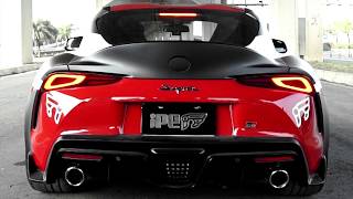 Toyota Supra iPE Exhaust system [upl. by Nikolia]