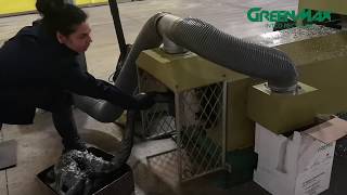 Greenmax MC200 Compactadora de poliestireno para fabricante de EPS de Canadá [upl. by Huoh95]