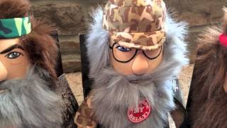 Duck Dynasty 13quot Plush Talking Willie Uncle Si Jase and Phil [upl. by Trinl404]