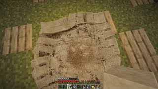 Realistic sand physics in Minecraft [upl. by Efi]