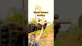 Panah perpaduan kayu dan bambu archery bamboo hunting shortsviral [upl. by Ahs]