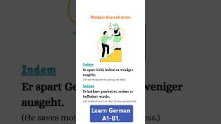 Konnektoren lets leaen German german deutsch learngerman deutchlernenshorts [upl. by Rot355]