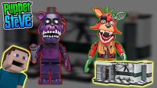 Five Nights at Freddys Series 3 McFarlane Toys Parts and Services Playset Construction set Fnaf [upl. by Seira932]