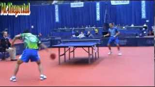 Table Tennis  Joo Se Hyuk Vs Mihai Bobocica  2012 Coach Camera [upl. by Navak]