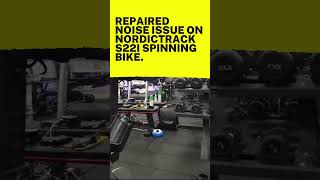 NordicTrack S22i Studio Cycle Making Noise  Replace Faulty Bearings [upl. by Cacia]