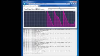 ESP8266  SDK  TCP  BAD Free Heap [upl. by Annaeerb]