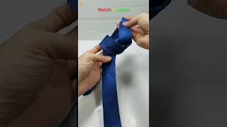 The EASIEST and FASTEST way to tie a tie 9DIYCrafts [upl. by Agace852]