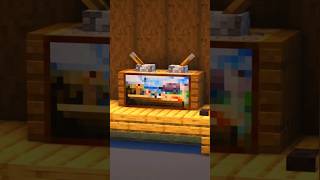 How to Make an Old TV in Minecraft  Guide for Beginners trending shorts viral minecraft gaming [upl. by Reiko769]