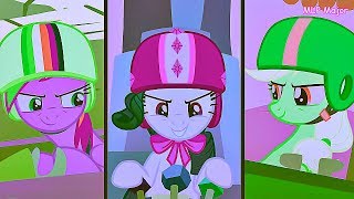 Español Latino My Little Pony FiM — Derby Racers Turbo Lightning Chipmunk XL Major Version [upl. by Colman719]