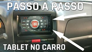 COMO INSTALAR TABLET NO CARRO COMO CENTRAL MULTIMÃDIA  A MELHOR EXPLICAÃ‡ÃƒO DO YOUTUBE [upl. by Nage]