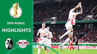 RBL DOMINATED SemiFinal clash  SC Freiburg vs RB Leipzig 15  Highlights  DFBPokal SemiFinal [upl. by Lein]