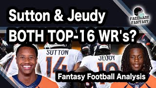 Jerry Jeudy and Courtland Sutton Top 15 Wide Receivers in 2022 [upl. by Llennahs]