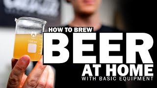 Brewing beer at home with basic equipment BIAB for Beginners [upl. by Barayon310]