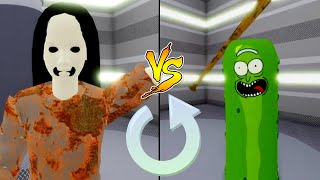 ROBLOX PIGGY LISA 👩vs 🥒PICKLE RICK JUMPSCARE But Reverse [upl. by Larual]