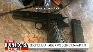 DESCINDERI LA HAȚEG ARME DEȚINUTE FĂRĂ DREPT [upl. by Sabra]