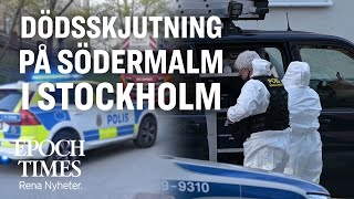 Man skjuten till döds på Södermalm i Stockholm [upl. by Etteiram98]