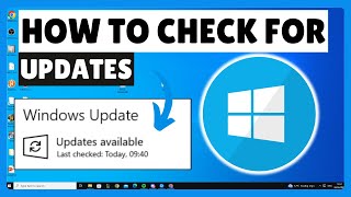 How To Check For Updates In Windows 10 2024 [upl. by Renmus]