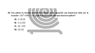 Pregunta 23 Matemáticas Guía EXACER COLBACH 2024 [upl. by Terces188]