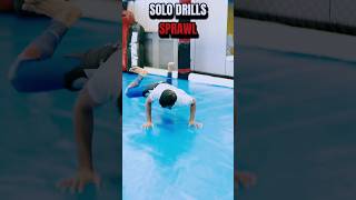 How To Sprawl solodrill wrestling bjj grappling mma takedowndefence fitness [upl. by Ihcas]