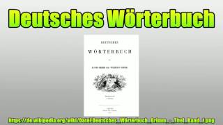 Deutsches Wörterbuch [upl. by Assisi]