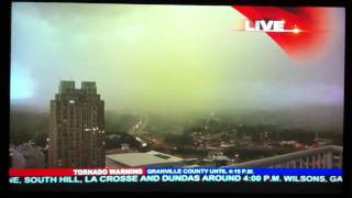 Tornado in downtown Raleigh NC [upl. by Grethel]