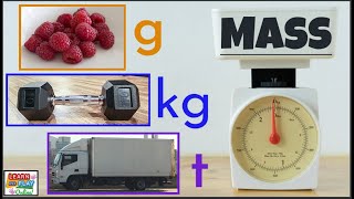 Mass Grams Kilograms and Tonnes for Kids [upl. by Cibis845]