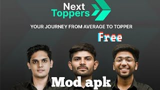 Next topper mod apk  free video lectures and DPP  Test series 10th nexttopper nexttoppers free [upl. by Brouwer]